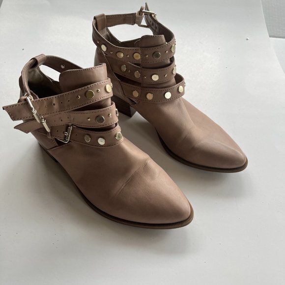 Circus by Sam Edelman‎ Women's Henna Ankle Boot Taupe Rose Leather Womens… - Picture 3 of 7